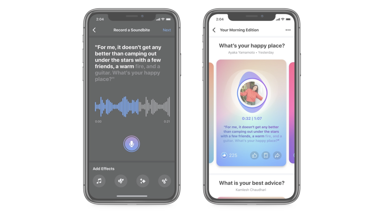 Facebooks store satsning på social lyd